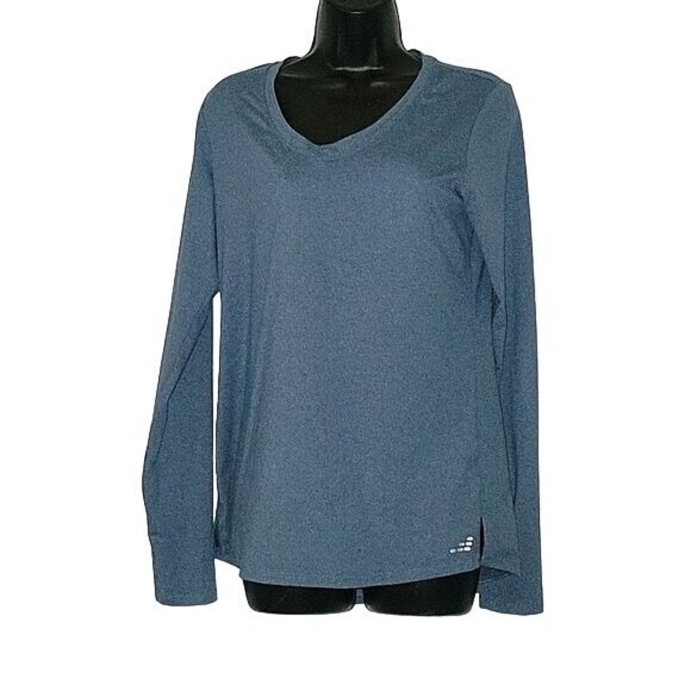 BCG  Long Sleeve Top Open Back V-Neck Activewear Shirt M‎ designer comfort beach